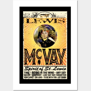 Back Logo 1978 Lewis McVay Spirit of St Lewis Concert Poster Posters and Art